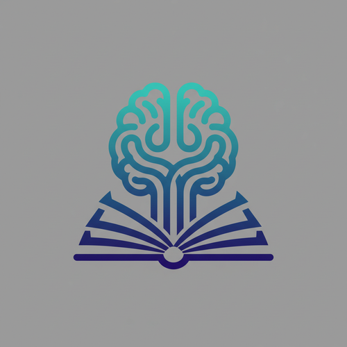 Moderní favicon - kniha s psychologickým motivem